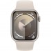 Apple Watch Series 9 GPS + Cellular 41mm Starlight Aluminum Case with Starlight Sport Band - S/M (MRHN3)