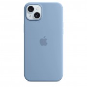 Чехол iPhone 15 Plus Silicone Case with MagSafe - Winter Blue (MT193)