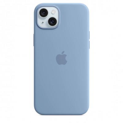 Чехол iPhone 15 Plus Silicone Case with MagSafe - Winter Blue (MT193)
