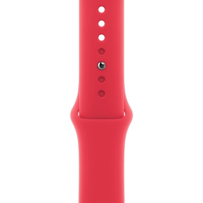 Apple Watch Series 9 GPS + Cellular 45mm RED Aluminum Case with RED Sport Band - M/L (MRYG3)