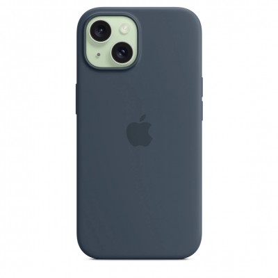 Чехол iPhone 15 Silicone Case with MagSafe - Storm Blue (MT0N3)