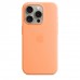 Чохол iPhone 15 Pro Silicone Case with MagSafe - Orange Sorbet (MT1H3)