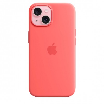 Чехол iPhone 15 Silicone Case with MagSafe - Guava (MT0V3)