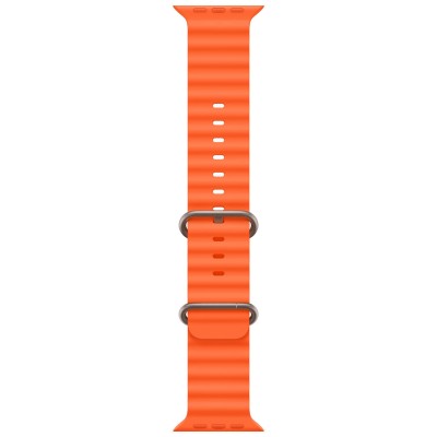 Apple Watch Ultra 2 GPS + Cellular 49mm Titanium Case with Orange Ocean Band (MREH3)