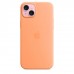 Чехол iPhone 15 Plus Silicone Case with MagSafe - Orange Sorbet (MT173)