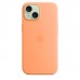 Чехол iPhone 15 Silicone Case with MagSafe - Orange Sorbet (MT0W3)