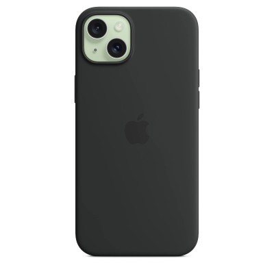 Чехол iPhone 15 Plus Silicone Case with MagSafe - Black (MT103)