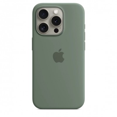 Чехол iPhone 15 Pro Silicone Case with MagSafe - Cypress (MT1J3)