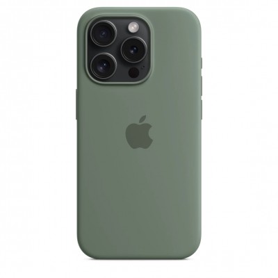 Чехол iPhone 15 Pro Silicone Case with MagSafe - Cypress (MT1J3)