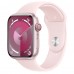 Apple Watch Series 9 GPS + Cellular 45mm Pink Aluminum Case with Light Pink Sport Band - M/L (MRML3)