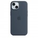 Чехол iPhone 15 Silicone Case with MagSafe - Storm Blue (MT0N3)