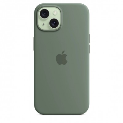 Чехол iPhone 15 Silicone Case with MagSafe - Cypress (MT0X3)