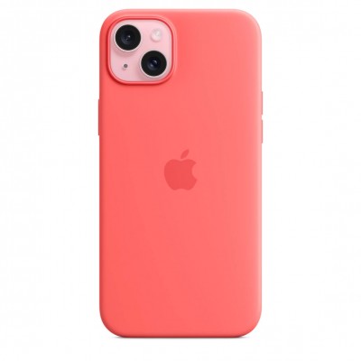 Чехол iPhone 15 Plus Silicone Case with MagSafe - Guava (MT163)