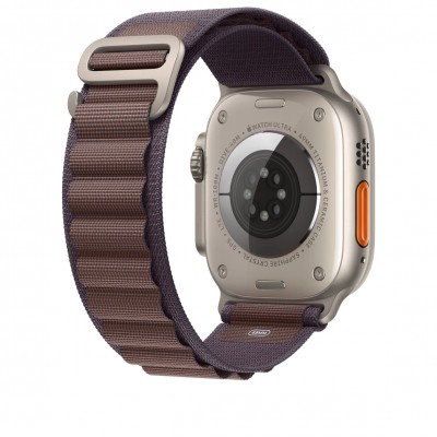 Apple Alpine Loop Band Medium для Apple Watch 49mm - Indigo (MT5Q3)