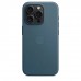 Чехол iPhone 15 Pro FineWoven Case with MagSafe - Pacific Blue (MT4Q3)