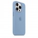 Чехол iPhone 15 Pro Silicone Case with MagSafe - Winter Blue (MT1L3)