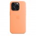 Чохол iPhone 15 Pro Silicone Case with MagSafe - Orange Sorbet (MT1H3)