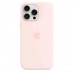 Чехол iPhone 15 Pro Max Silicone Case with MagSafe - Light Pink (MT1U3)