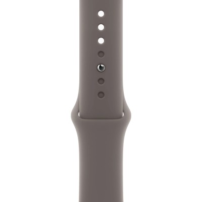Apple Watch Series 9 GPS + Cellular 45mm Gold Stainless Steel Case with Clay Sport Band - S/M (MRMR3)
