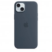 Чохол iPhone 15 Plus Silicone Case with MagSafe - Storm Blue (MT123)