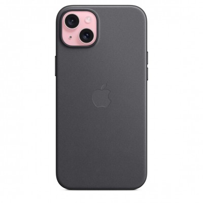 Чехол iPhone 15 Plus FineWoven Case with MagSafe - Black (MT423)