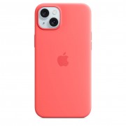 Чохол iPhone 15 Plus Silicone Case with MagSafe - Guava (MT163)