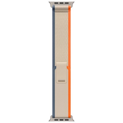 Apple Watch Ultra 2 GPS + Cellular 49mm Titanium Case with Orange/Beige Trail Loop - M/L (MRF23)