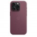 Чехол iPhone 15 Pro FineWoven Case with MagSafe - Mulberry (MT4L3)