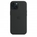Чехол iPhone 15 Silicone Case with MagSafe - Black (MT0J3)