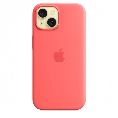 Чехол iPhone 15 Silicone Case with MagSafe - Guava (MT0V3)