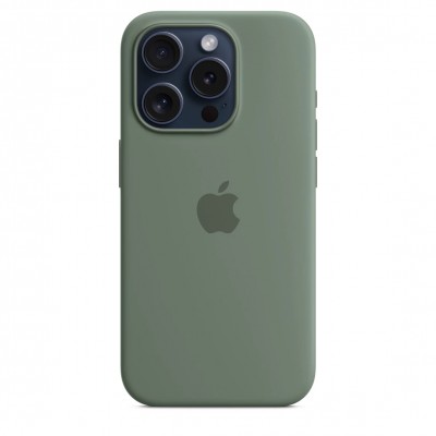 Чехол iPhone 15 Pro Silicone Case with MagSafe - Cypress (MT1J3)
