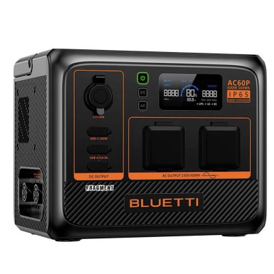 Портативна зарядна станція BLUETTI AC60P Portable Power Station, 600W 504Wh