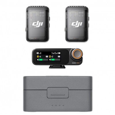 Микрофонная радиосистема DJI Mic 2 [2 TX + 1 RX + Charging Case] (CP.RN.00000325.01, 6941565971364)