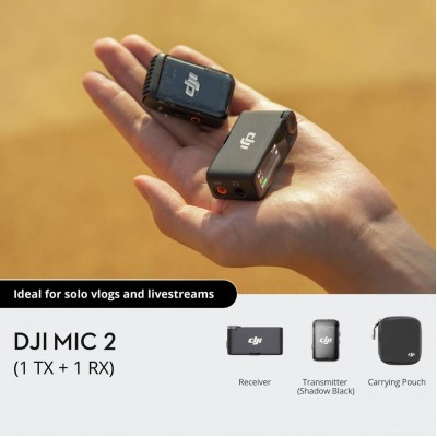 Микрофонная радиосистема DJI Mic 2 Basic [1 TX+1 RX] (CP.RN.00000327.01, 6941565971371)