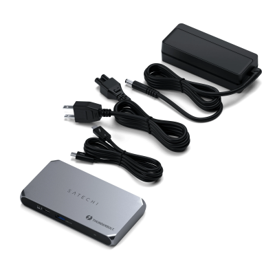Концентратор Satechi Thunderbolt 4 Slim Hub Pro (ST-HT4SHM-EU)