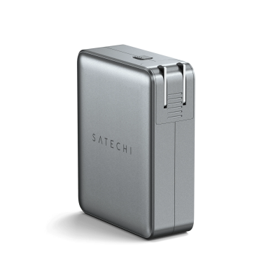 Мережевий зарядний пристрій із комплектом адаптерів для подорожей Satechi 145W USB-C 4-Port GaN Travel Charger (ST-W145GTM)