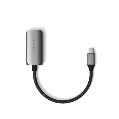 Переходник Satechi USB-C 2.5 Gigabit Ethernet Adapter Space Gray (ST-AE25M)