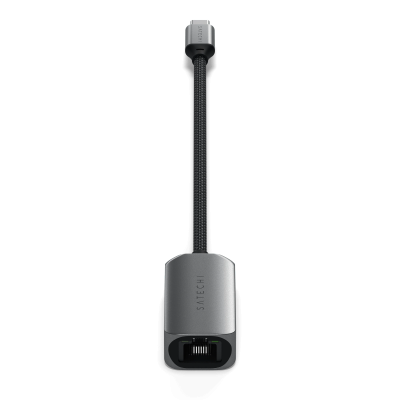 Переходник Satechi USB-C 2.5 Gigabit Ethernet Adapter Space Gray (ST-AE25M)