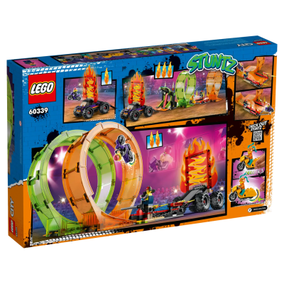 Блоковый конструктор LEGO Трюковая арена Двойная петля (60339)
