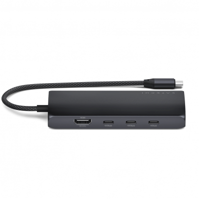 Адаптер Satechi USB-C Multiport Adapter 8K With Ethernet V3 - Midnight (ST-P8KED)