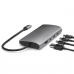 Адаптер Satechi USB-C Multiport Adapter 8K With Ethernet V3 - Space Gray (ST-P8KEM)