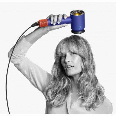 Фен для волос Dyson Supersonic HD16 Nural - Vinca Blue/Topaz (515166-01) Азия, переходник