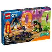 Блоковый конструктор LEGO Трюковая арена Двойная петля (60339)