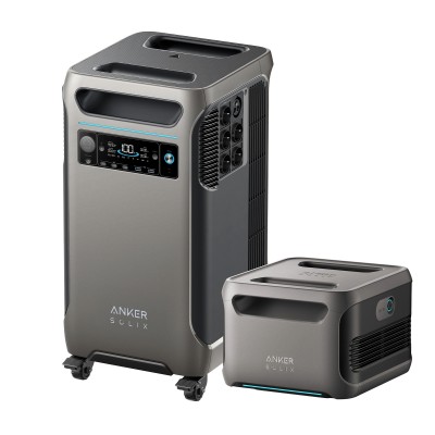 Комплект зарядная станция Anker SOLIX F3800+ Expansion Battery 7680Wh, 6000W