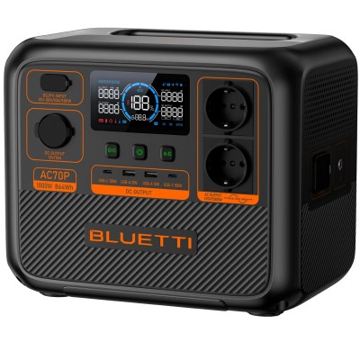 Портативна зарядна станція BLUETTI AC70P Portable Power Station 1000W, 864Wh