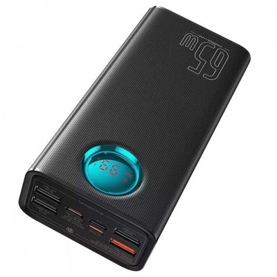 Внешний аккумулятор (павербанк) Baseus Amblight Digital Display 26800mAh 65w Black (P10022402113-00)