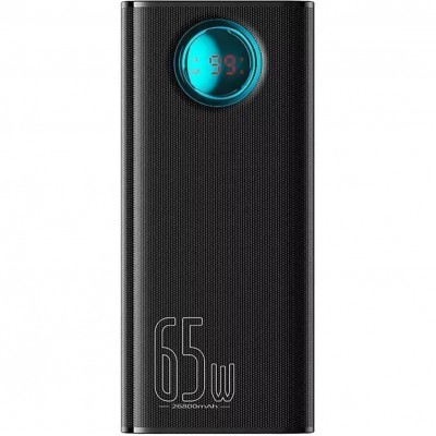 Внешний аккумулятор (павербанк) Baseus Amblight Digital Display 26800mAh 65w Black (P10022402113-00)