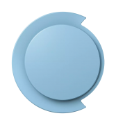 Внешние сменные крышки для наушников Dyson OnTrack Outer Caps - Ceramic Blue (974196-04)
