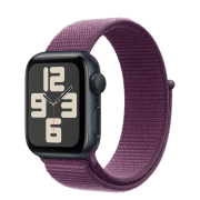 Apple Watch SE 2 2024 GPS 40 mm Midnight Aluminum Case with Ink Sport Loop (MXEA3)