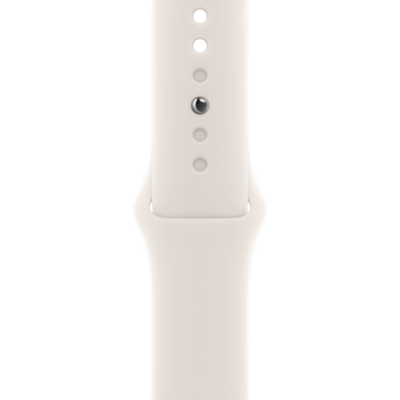 Apple Watch SE 2 2024 GPS 40mm Starlight Aluminum Case with Starlight Sport Band - S/M (MXEF3)
